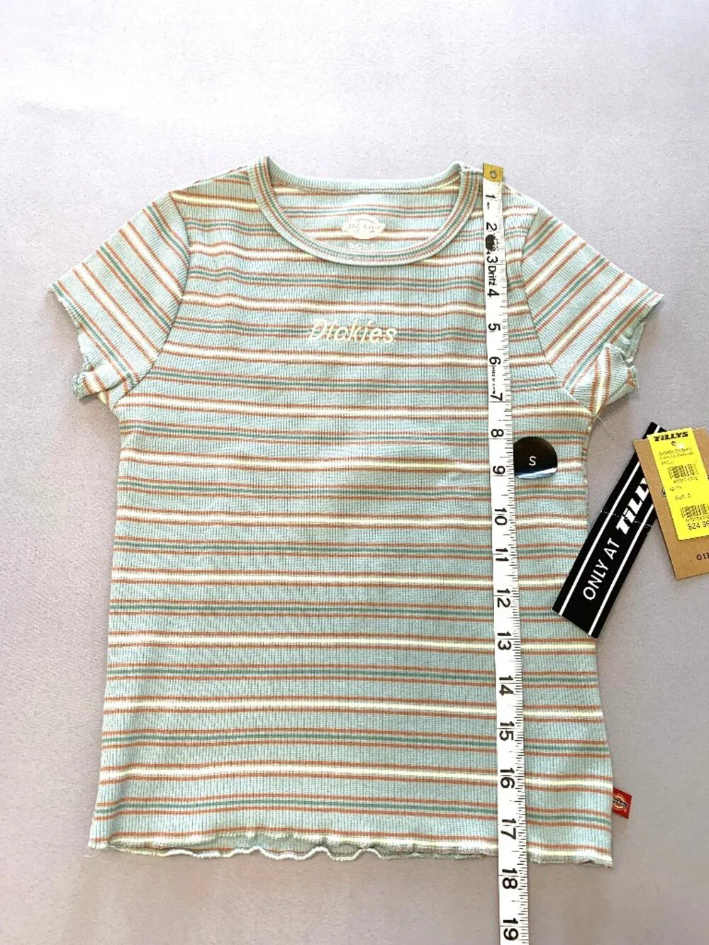 Brand New Dickies Girls Top Size S and Pre-Loved Girls Levi's Jean Shorts Sz 14